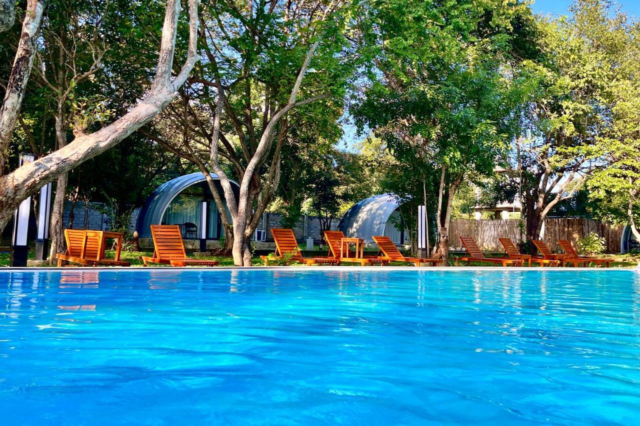 Nivadoo Resort 시기리야 외부 사진 The swimming pool at the resort